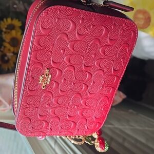 Coach NWOT JAMIE Camera CROSSBODY ♥️ Raised C'S